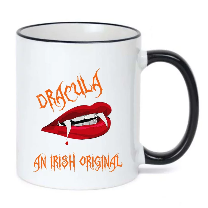 Dracula An Irish Original Spooky Halloween Vampire Fangs Black Color Changing Mug