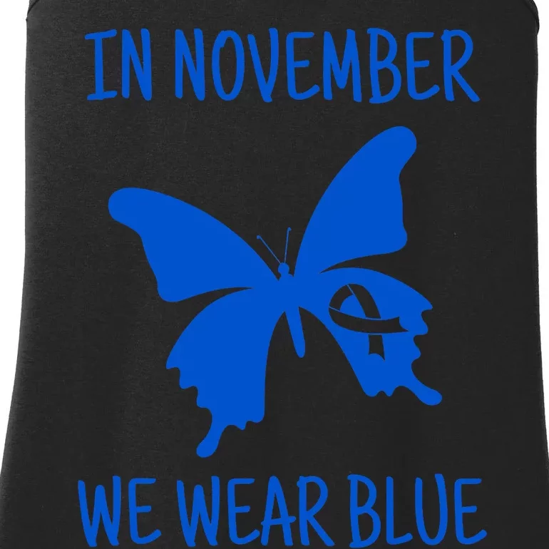 Diabetes Awareness In November We Wear Blue Ladies Essential Tank