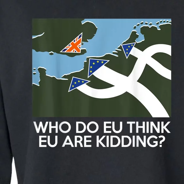 Dads Army Isnpired Brexit Cropped Pullover Crew