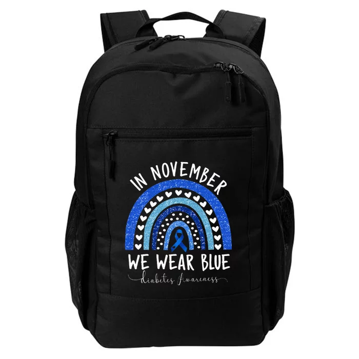 Diabetes Awareness In November We Wear Blue Daily Commute Backpack