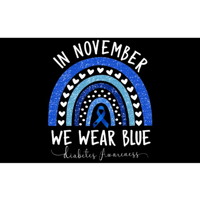 Diabetes Awareness In November We Wear Blue Bumper Sticker