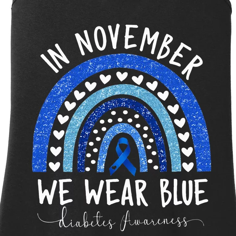 Diabetes Awareness In November We Wear Blue Ladies Essential Tank