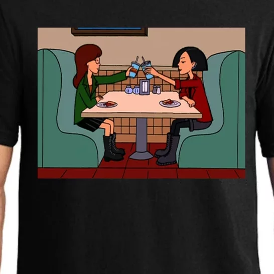 Daria And Jane Pizza Time Pajama Set