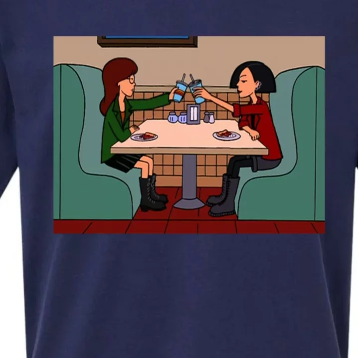 Daria And Jane Pizza Time Sueded Cloud Jersey T-Shirt