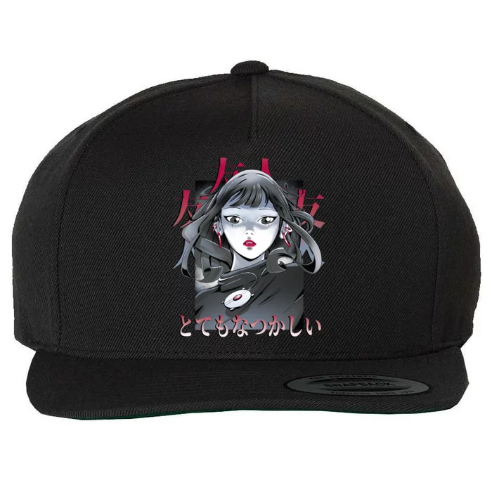 Dramatic Anime Japanese Wool Snapback Cap