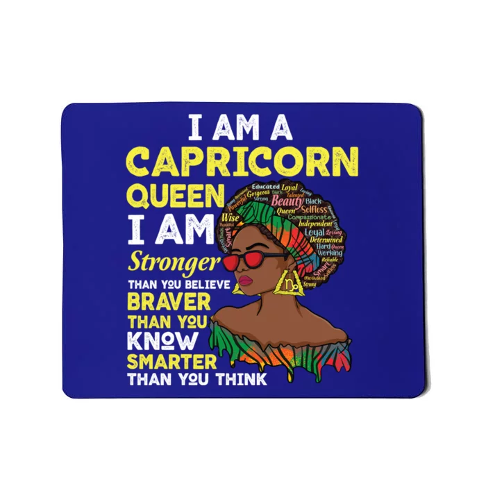 December And January Birthday Zodiac Sign Capricorn Queen Gift Mousepad