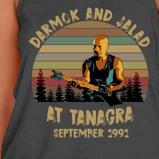 Darmok And Jalad At Tanagra September 1991 Women's Knotted Racerback Tank