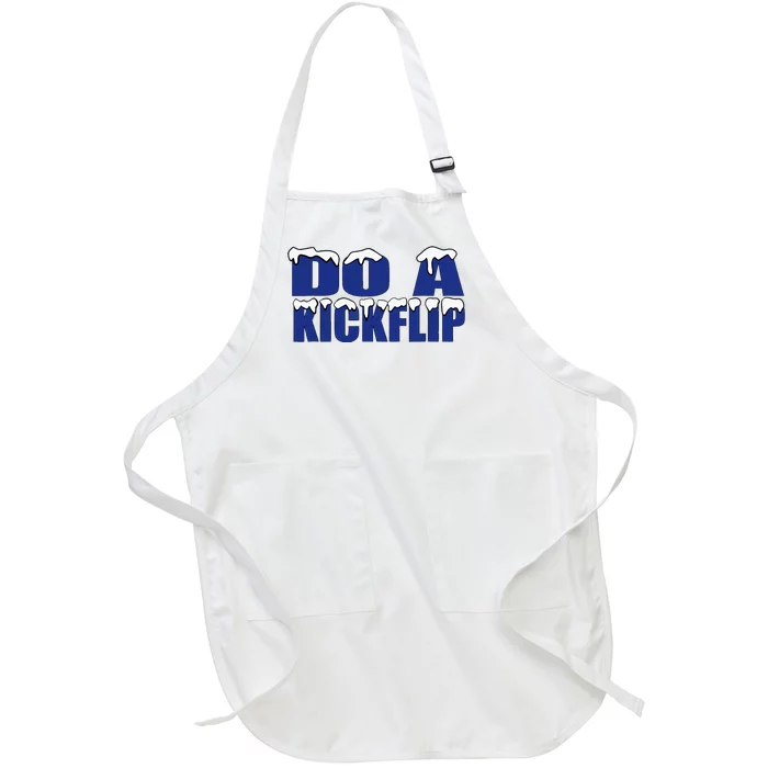 Do A kickflip Skateboarding a kickflip Full-Length Apron With Pocket