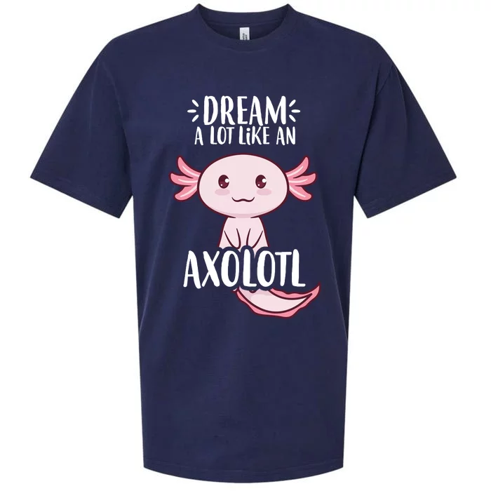 Dream A Lot Like An Axolotl Sueded Cloud Jersey T-Shirt