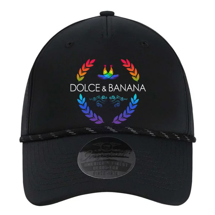 Dolce And Lgbtq Banana Funny Pride Graphic Cute Rainbow Performance The Dyno Cap