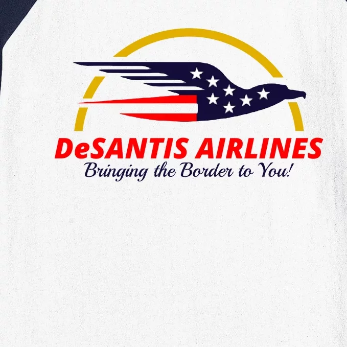 DeSantis Airlines Logo Baseball Sleeve Shirt