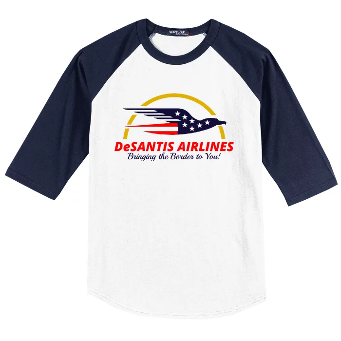 DeSantis Airlines Logo Baseball Sleeve Shirt