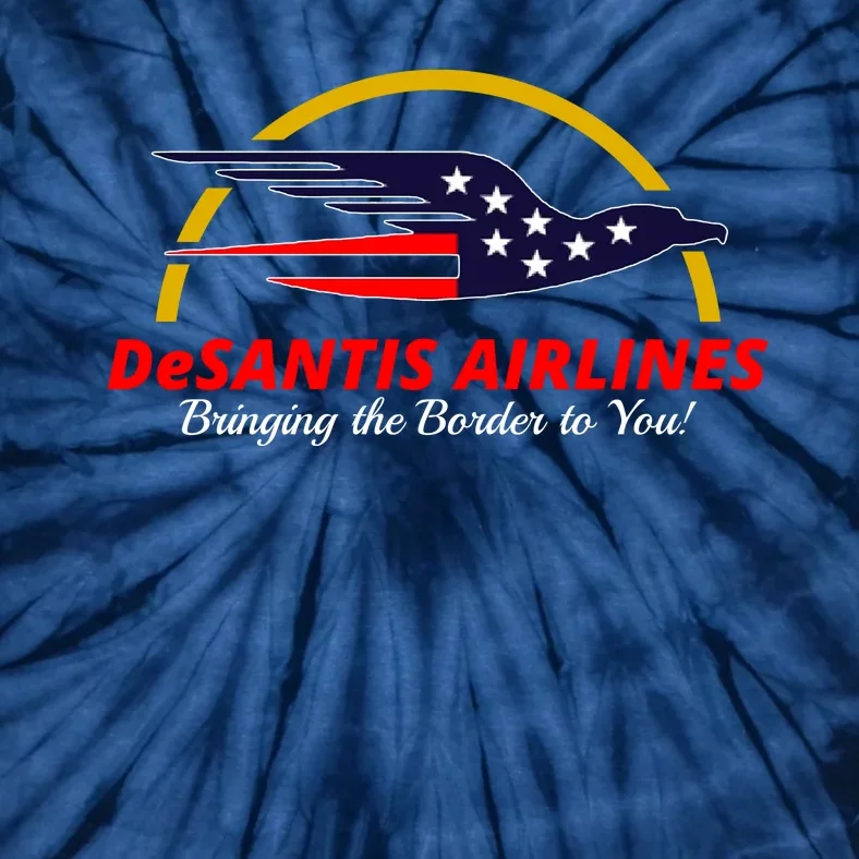 DeSantis Airlines Logo Tie-Dye T-Shirt