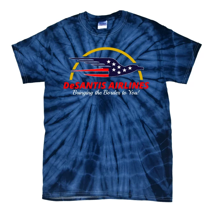 DeSantis Airlines Logo Tie-Dye T-Shirt