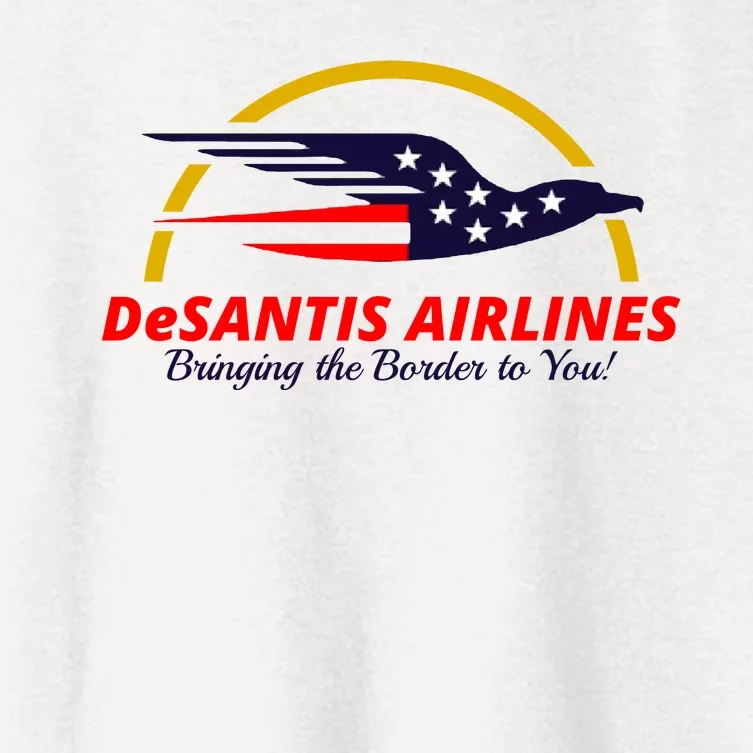 DeSantis Airlines Logo Women's Crop Top Tee