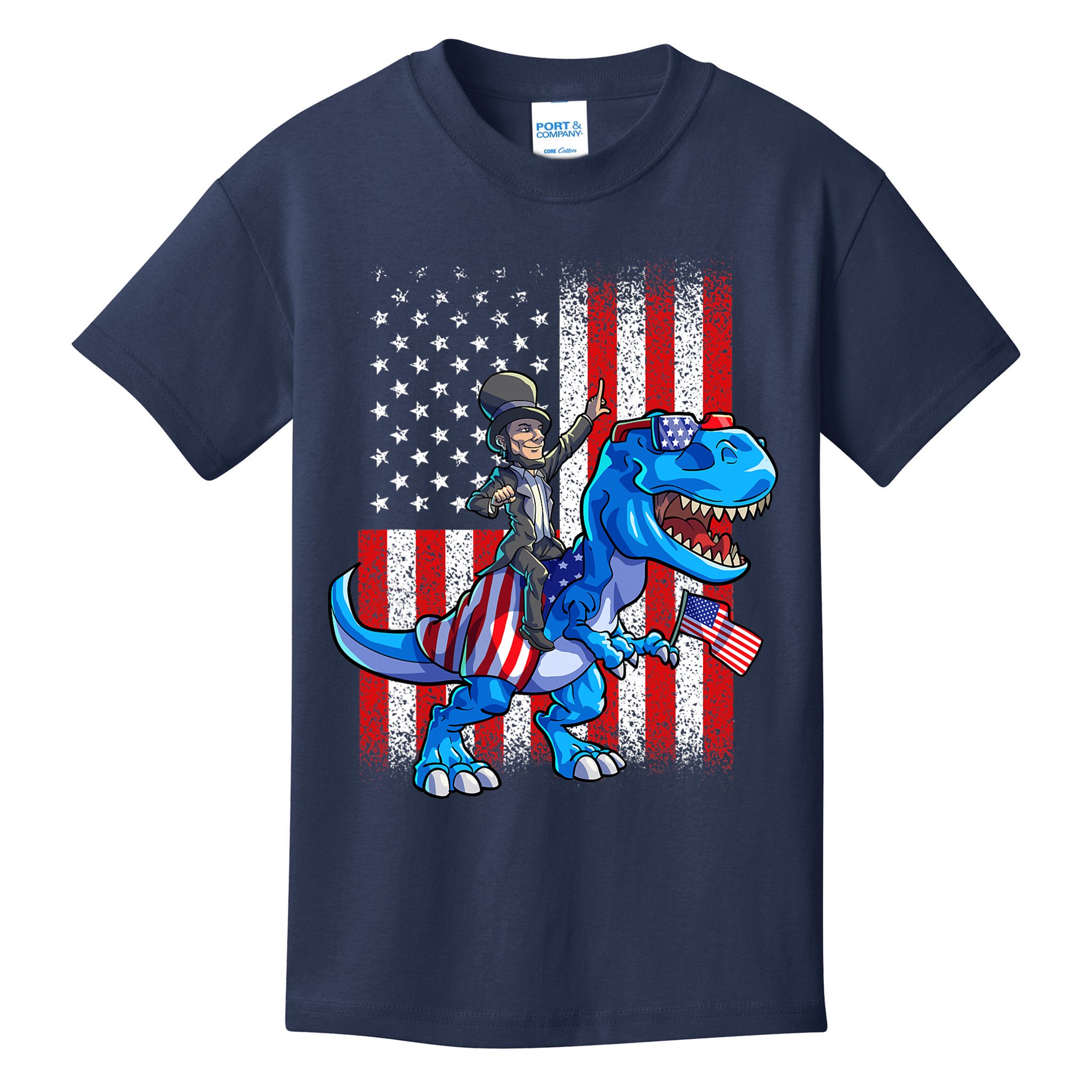 Boys American Flag Shirt, Boys Dinosaur Shirt, Fishing Pole Shirt