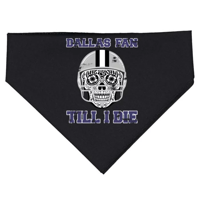 Dallas Fan Till I Die USA-Made Doggie Bandana