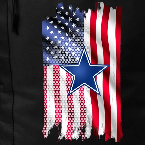 Dallas Football Fan USA American Flag Daily Commute Backpack