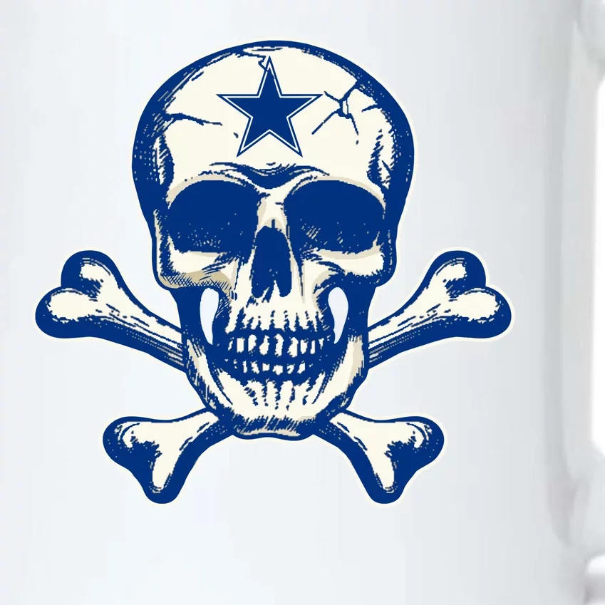 Dallas Skull Crossbones Star Fan Pride Black Color Changing Mug