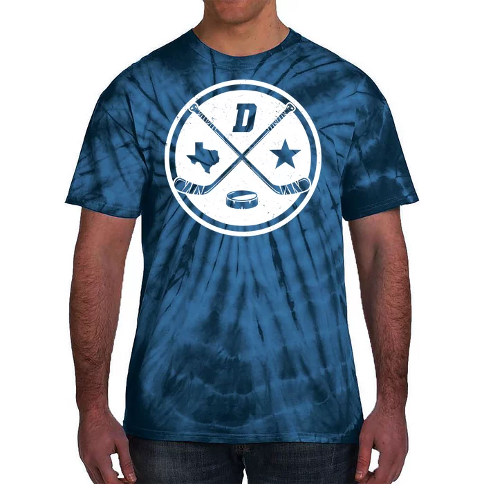 Dallas Texas Hockey Vintage Star Logo Tie-Dye T-Shirt