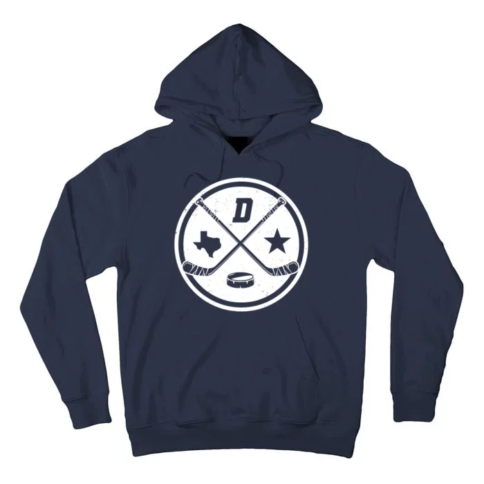 Dallas Texas Hockey Vintage Star Logo Tall Hoodie