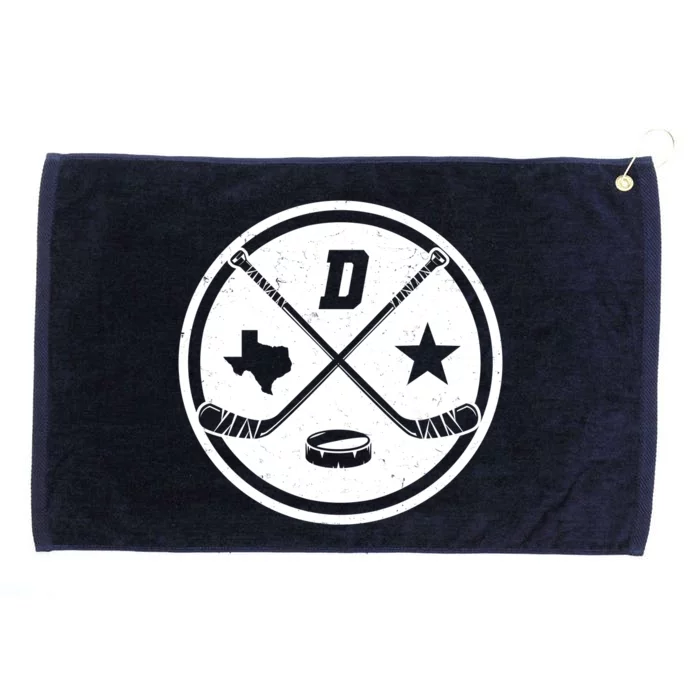 Dallas Texas Hockey Vintage Star Logo Grommeted Golf Towel