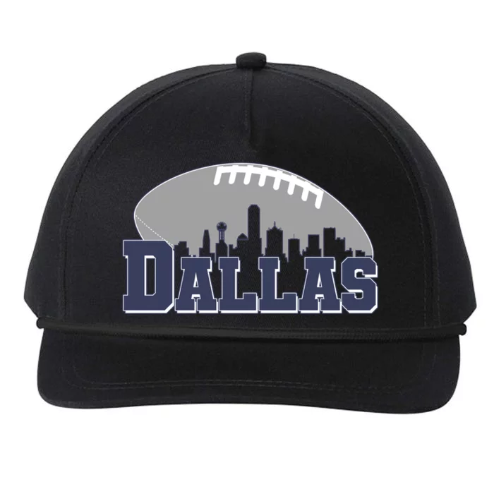 Dallas Texas Skyline City Football Fan Snapback Five-Panel Rope Hat