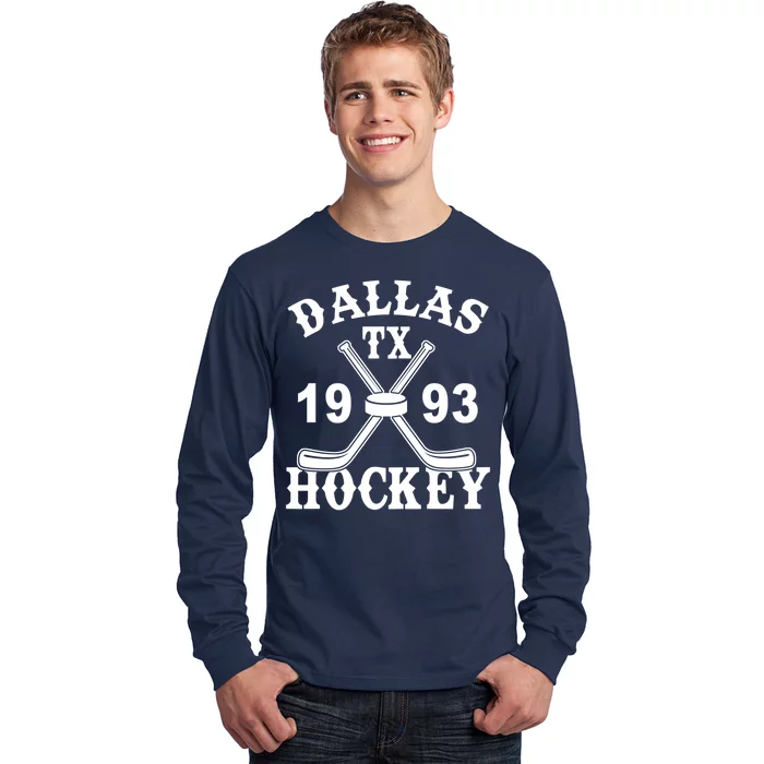 Dallas Texas TX Hockey 1993 Long Sleeve Shirt