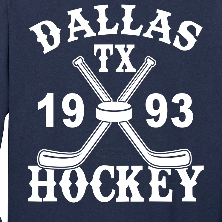 Dallas Texas TX Hockey 1993 Long Sleeve Shirt