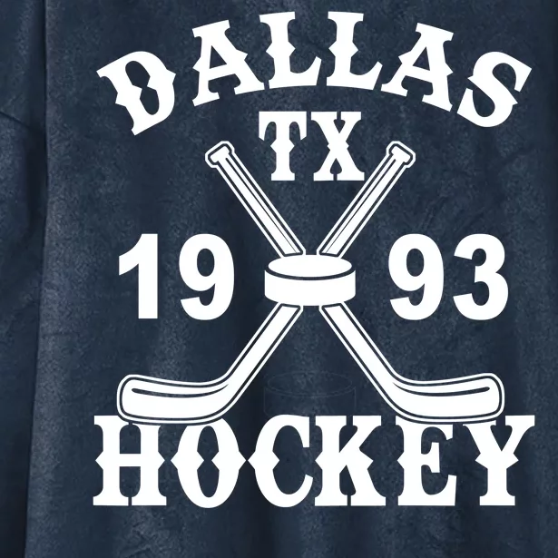 Dallas Texas TX Hockey 1993 Hooded Wearable Blanket