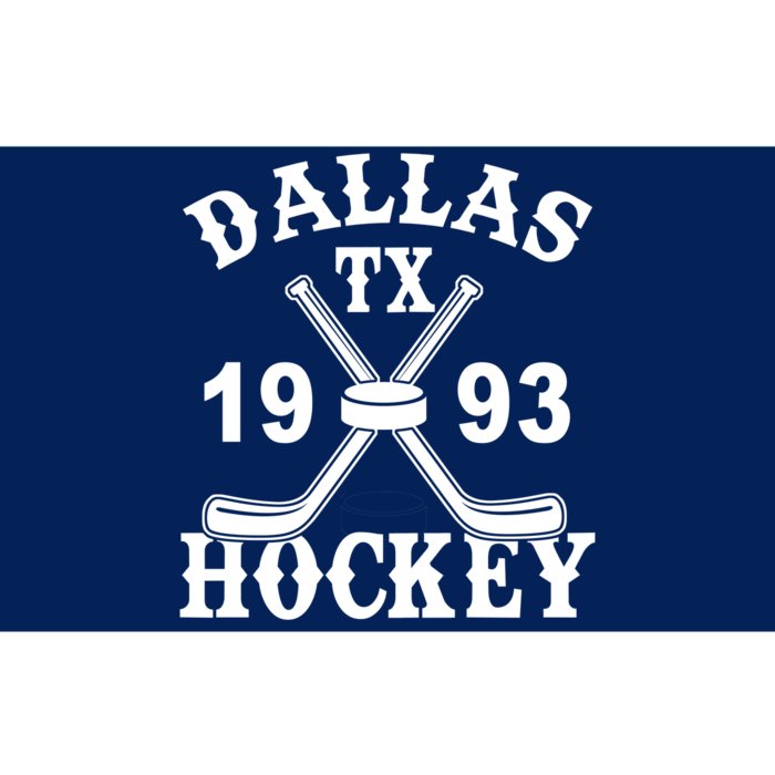 Dallas Texas TX Hockey 1993 Bumper Sticker