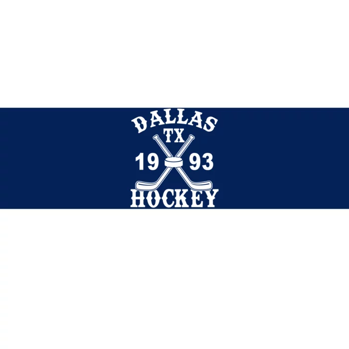 Dallas Texas TX Hockey 1993 Bumper Sticker