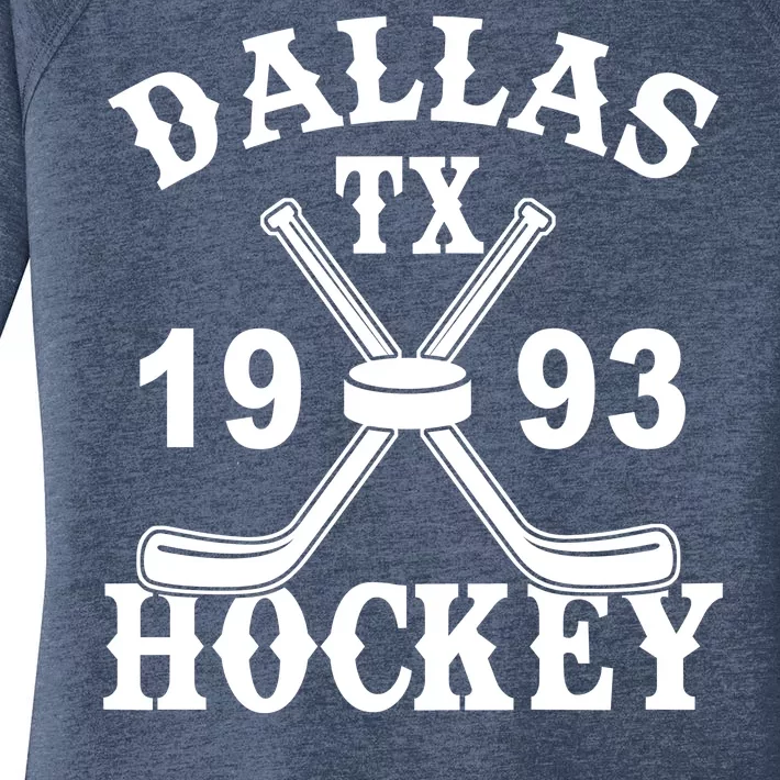 Dallas Texas TX Hockey 1993 Women's Perfect Tri Tunic Long Sleeve Shirt