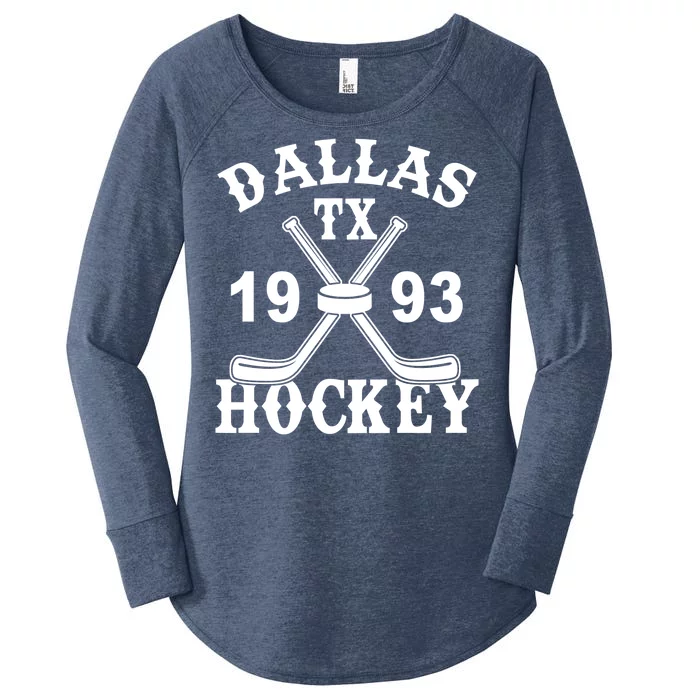 Dallas Texas TX Hockey 1993 Women's Perfect Tri Tunic Long Sleeve Shirt