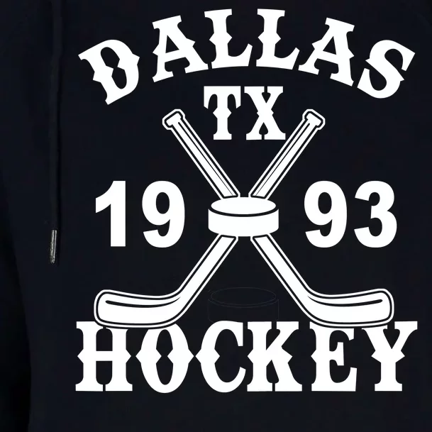 Dallas Texas TX Hockey 1993 Womens Funnel Neck Pullover Hood