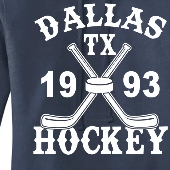 Dallas Texas TX Hockey 1993 Women's Pullover Hoodie