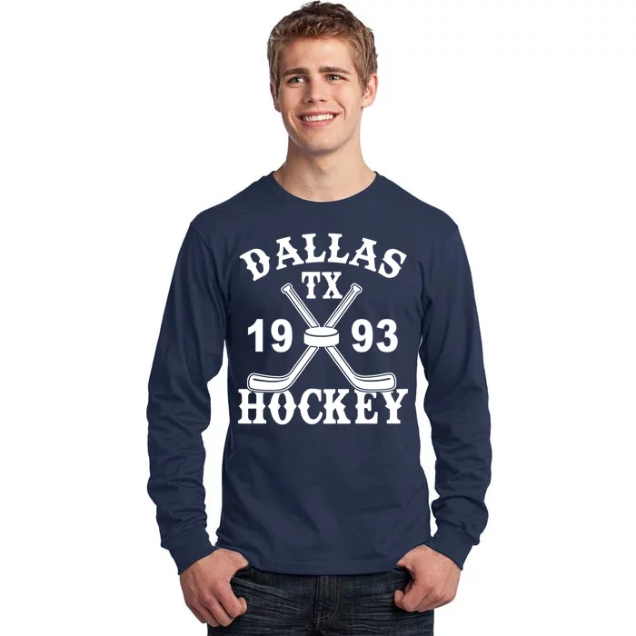 Dallas Texas TX Hockey 1993 Tall Long Sleeve T-Shirt