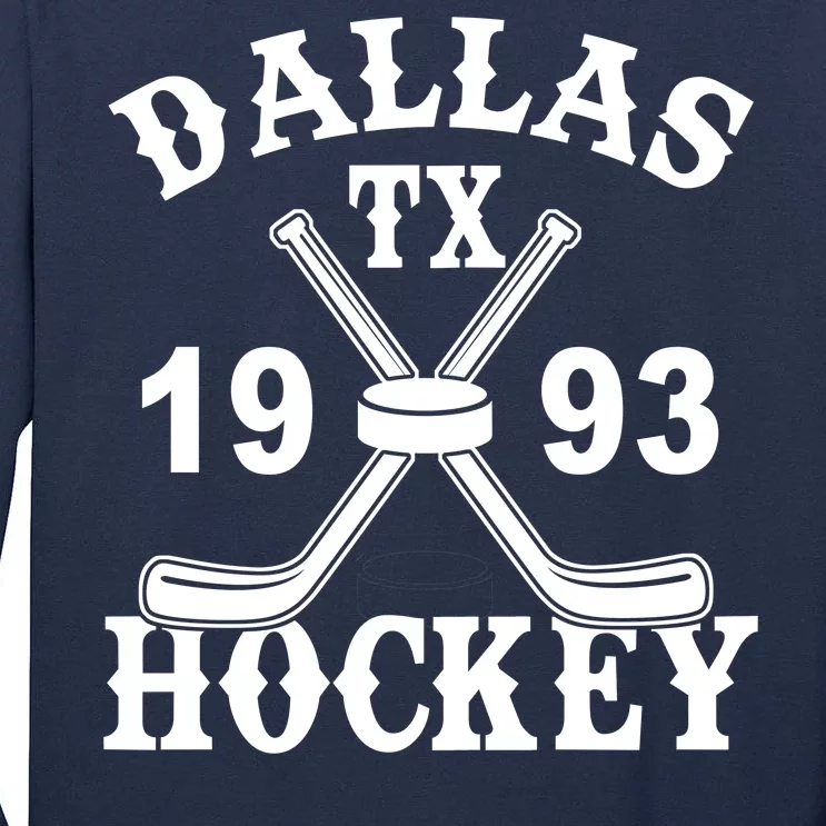 Dallas Texas TX Hockey 1993 Tall Long Sleeve T-Shirt