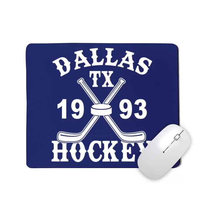 Dallas Texas TX Hockey 1993 Mousepad