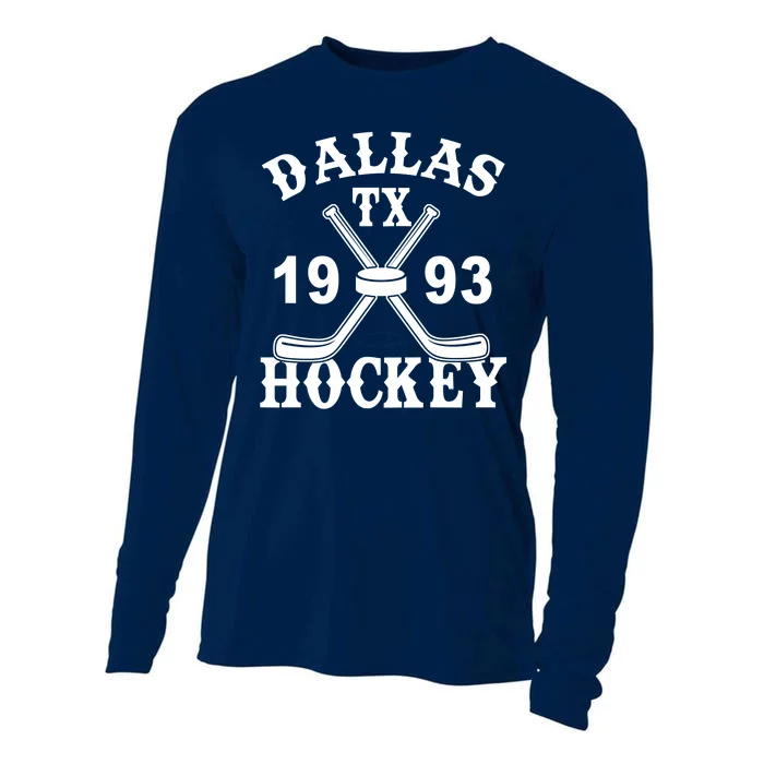 Dallas Texas TX Hockey 1993 Cooling Performance Long Sleeve Crew