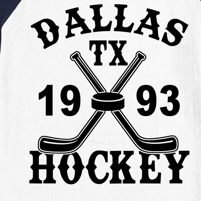 Dallas Texas TX Hockey 1993 Baseball Sleeve Shirt