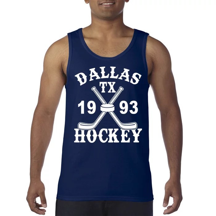 Dallas Texas TX Hockey 1993 Tank Top