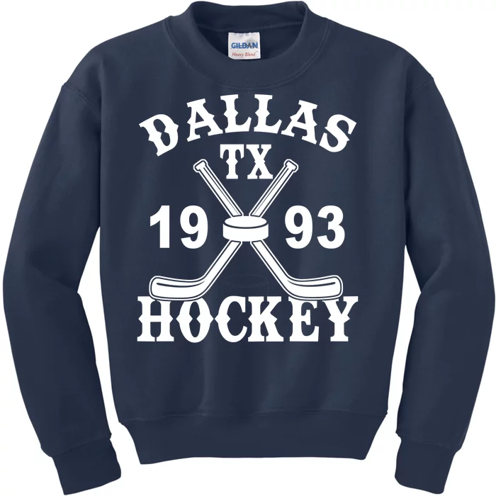 Dallas Texas TX Hockey 1993 Kids Sweatshirt