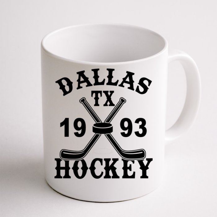 Dallas Texas TX Hockey 1993 Front & Back Coffee Mug