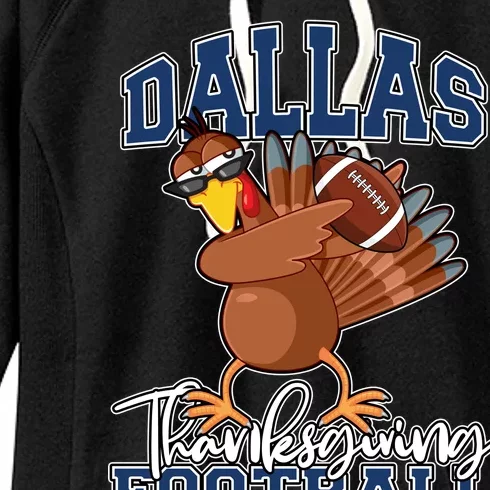 Dallas Thanksgiving Football Fan Women's Fleece Hoodie