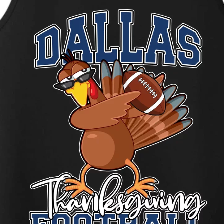 Dallas Thanksgiving Football Fan Performance Tank