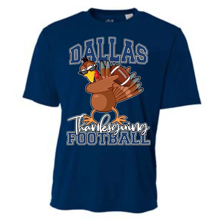 Dallas Thanksgiving Football Fan Cooling Performance Crew T-Shirt