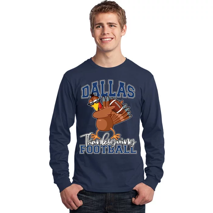 Dallas Thanksgiving Football Fan Tall Long Sleeve T-Shirt