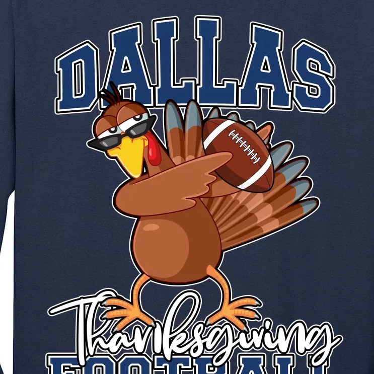 Dallas Thanksgiving Football Fan Tall Long Sleeve T-Shirt