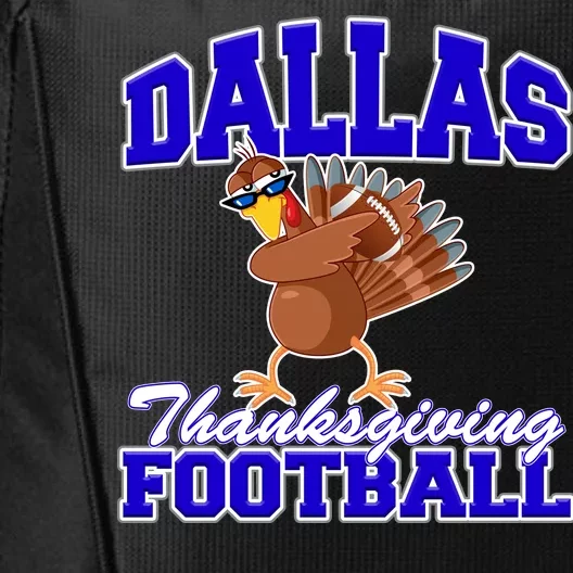 Dallas Thanksgiving Football Funny Dabbing Turkey City Backpack